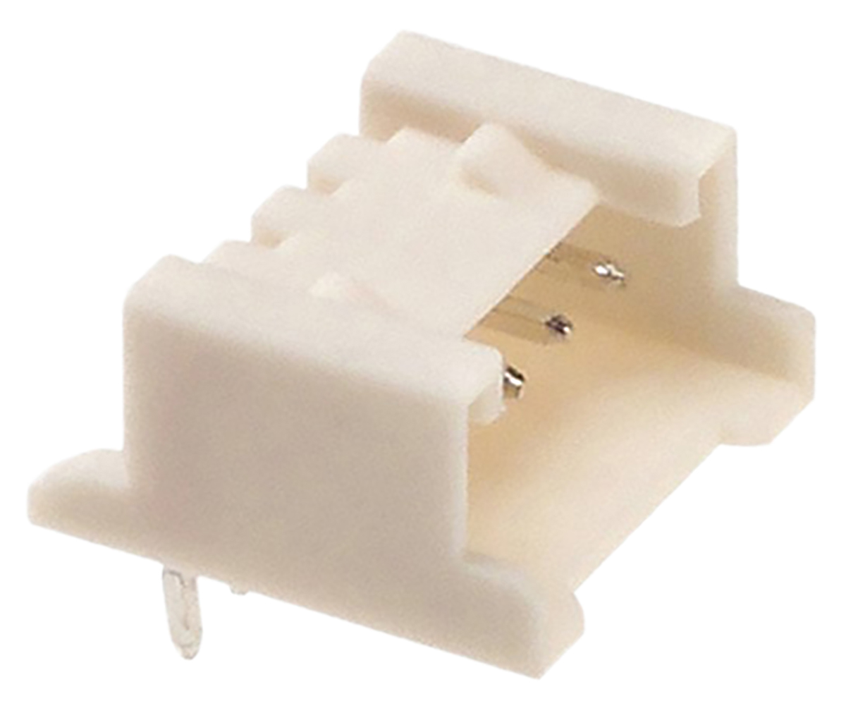 Molex Sherlock Series Right Angle Through Hole PCB Header, 4 Contact(s), 2 mm Pitch, 1 Row, Shrouded