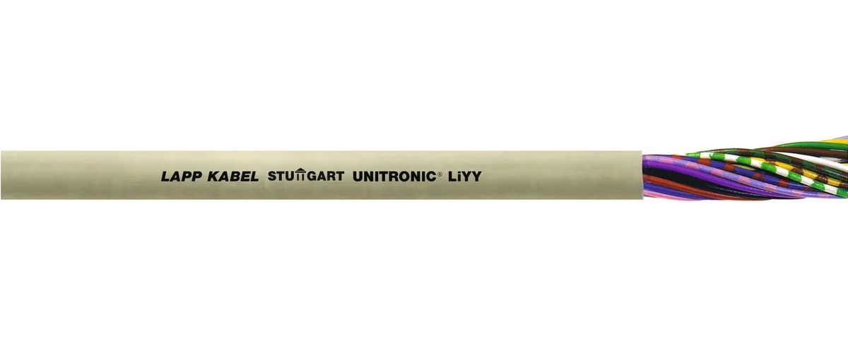 Lapp UNITRONIC LiYY Series Data Cable, 7 Cores, 0.14 mm², Unscreened, 26 AWG, 100m, LiYY Cable
