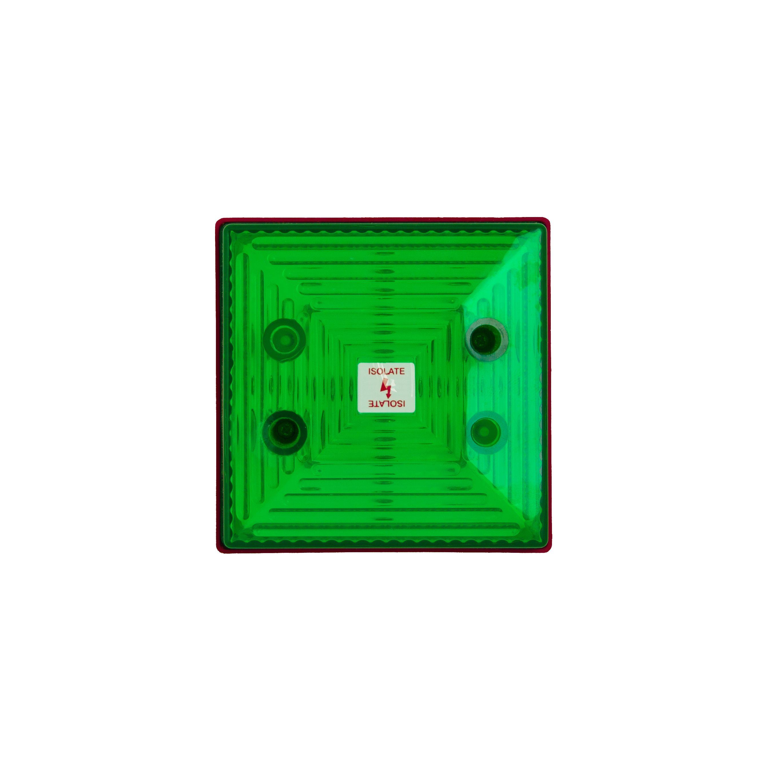 Clifford & Snell FD40 Series Green Flashing Beacon, 24 V dc, Surface Mount, LED Bulb, IP65