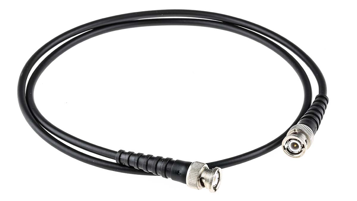 Telegartner Cable Assembly: Both Sides BNC Plug Series, RG58C/U Coaxial, Terminated 50 Ω