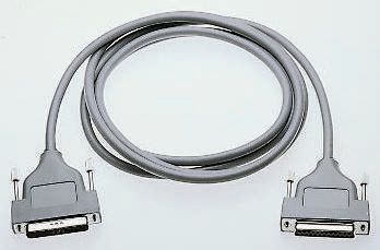 Roline Male 25 Pin D-sub to Male 25 Pin D-sub Serial Cable, 9m