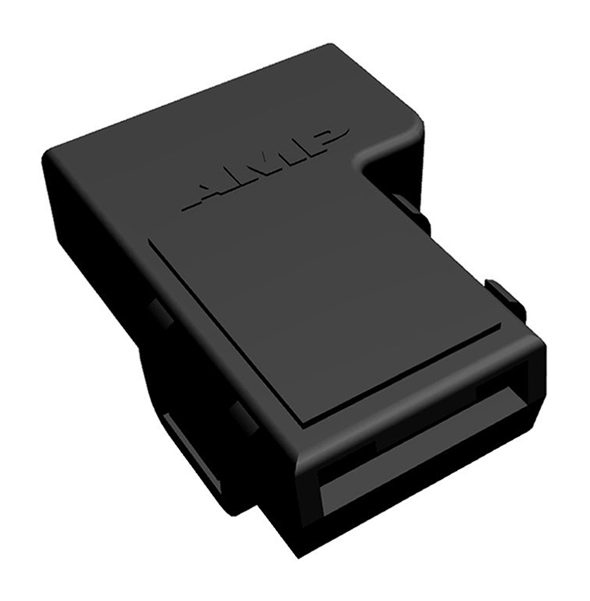 TE Connectivity, 250 1 Way Nylon 66 Crimp Terminal Housing, 14.7mm Tab Size, Black