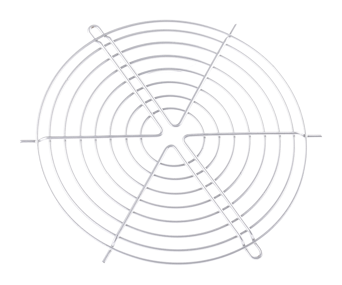 ebm-papst Steel Plastic Coated Finger Guard for 143mm Fans, 162mm Hole Spacing