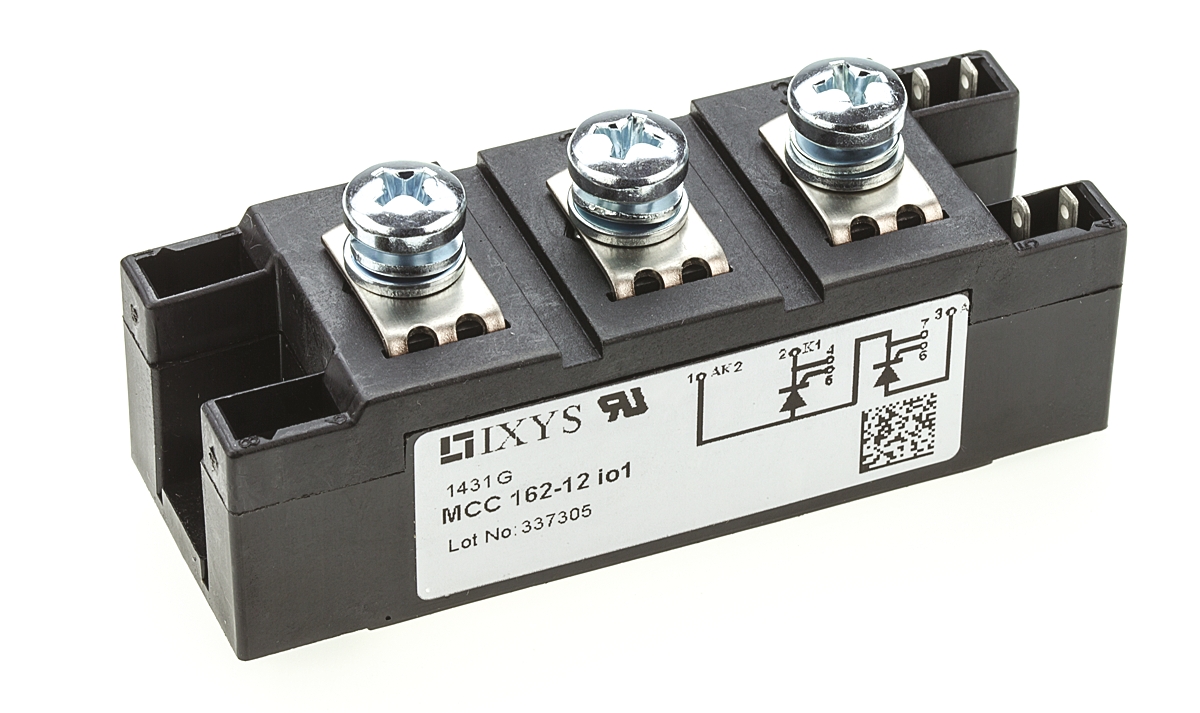 IXYS MCC162-12io1, Dual Thyristor Module 1200V, 190A 150mA