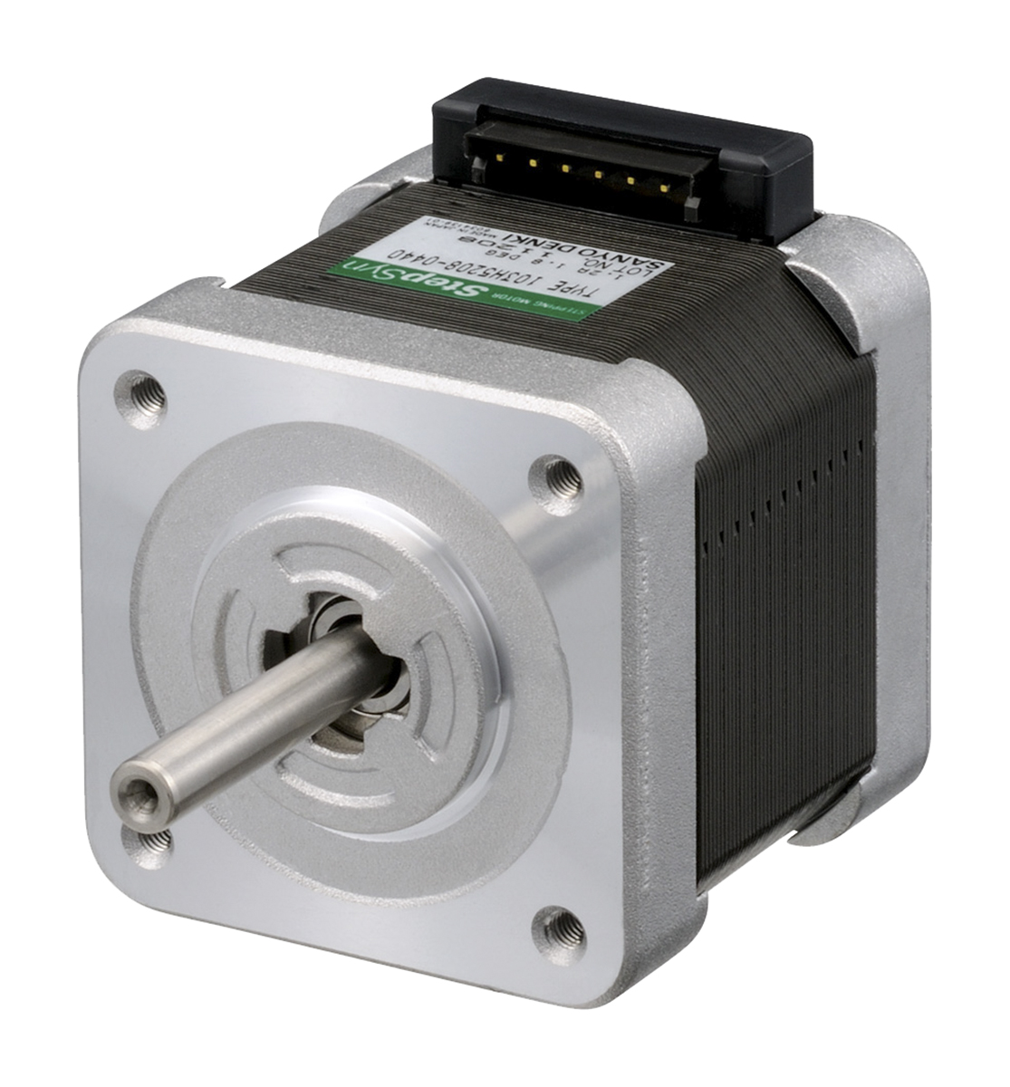 Sanyo Denki 103H5 Series Hybrid, Double Shaft Stepper Motor, 0.20Nm Torque, 24 V, 1.8°, 42 x 42mm Frame, 5mm Shaft