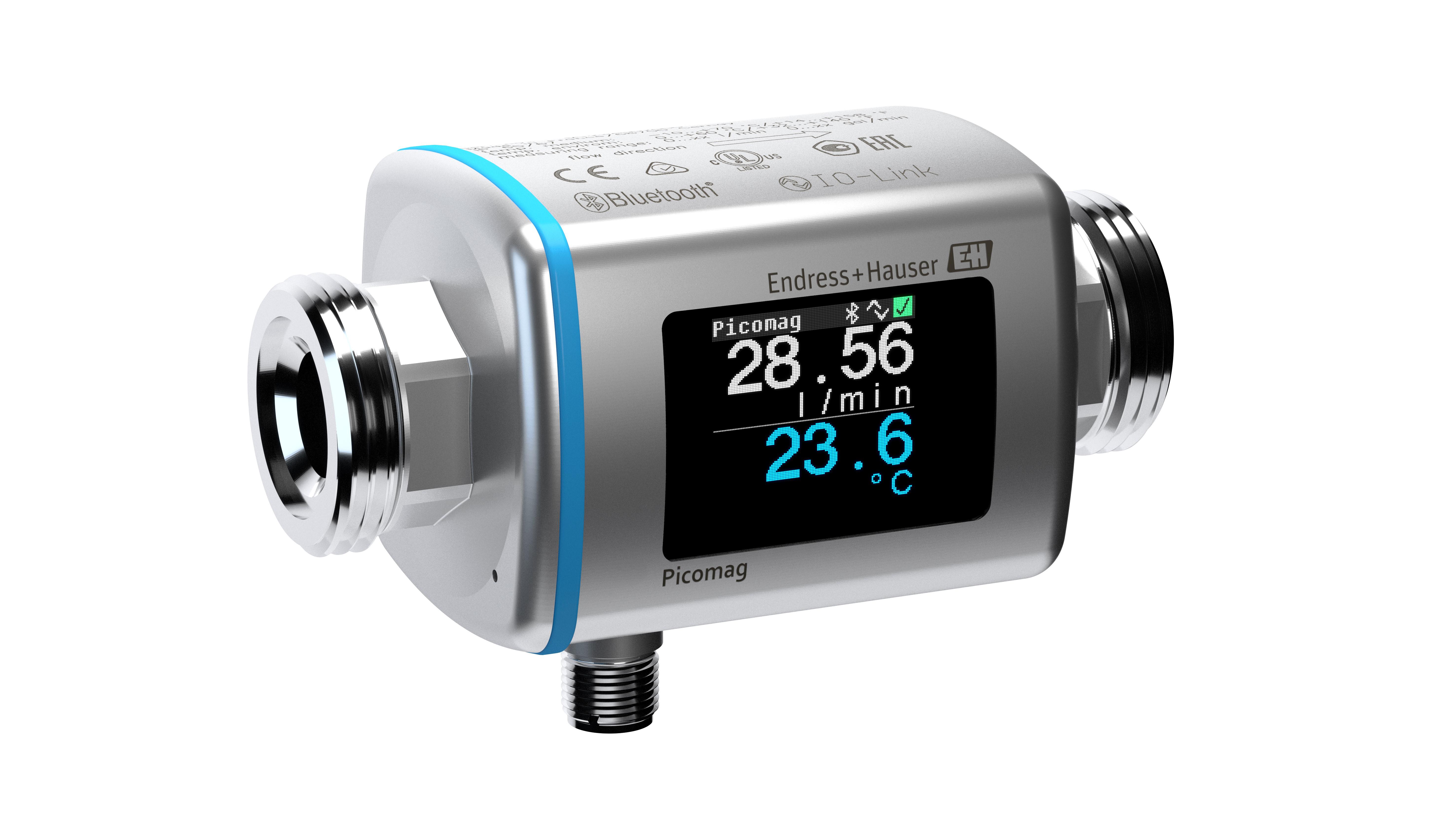 Endress+Hauser FKM Series Conductive Liquids Flow Meter for Liquid, 0.05 l/min Min, 35 L/min Max