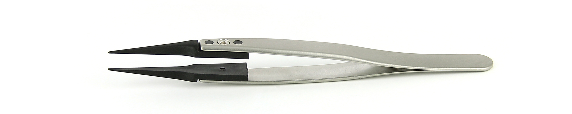 ideal-tek 115 mm, Stainless Steel, Straight, ESD Tweezers