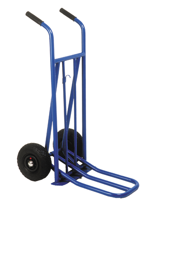 Guitel Hervieu Heavy Load Folding Steel Sack Truck, 250kg Load, 370 x 800mm Load Plate