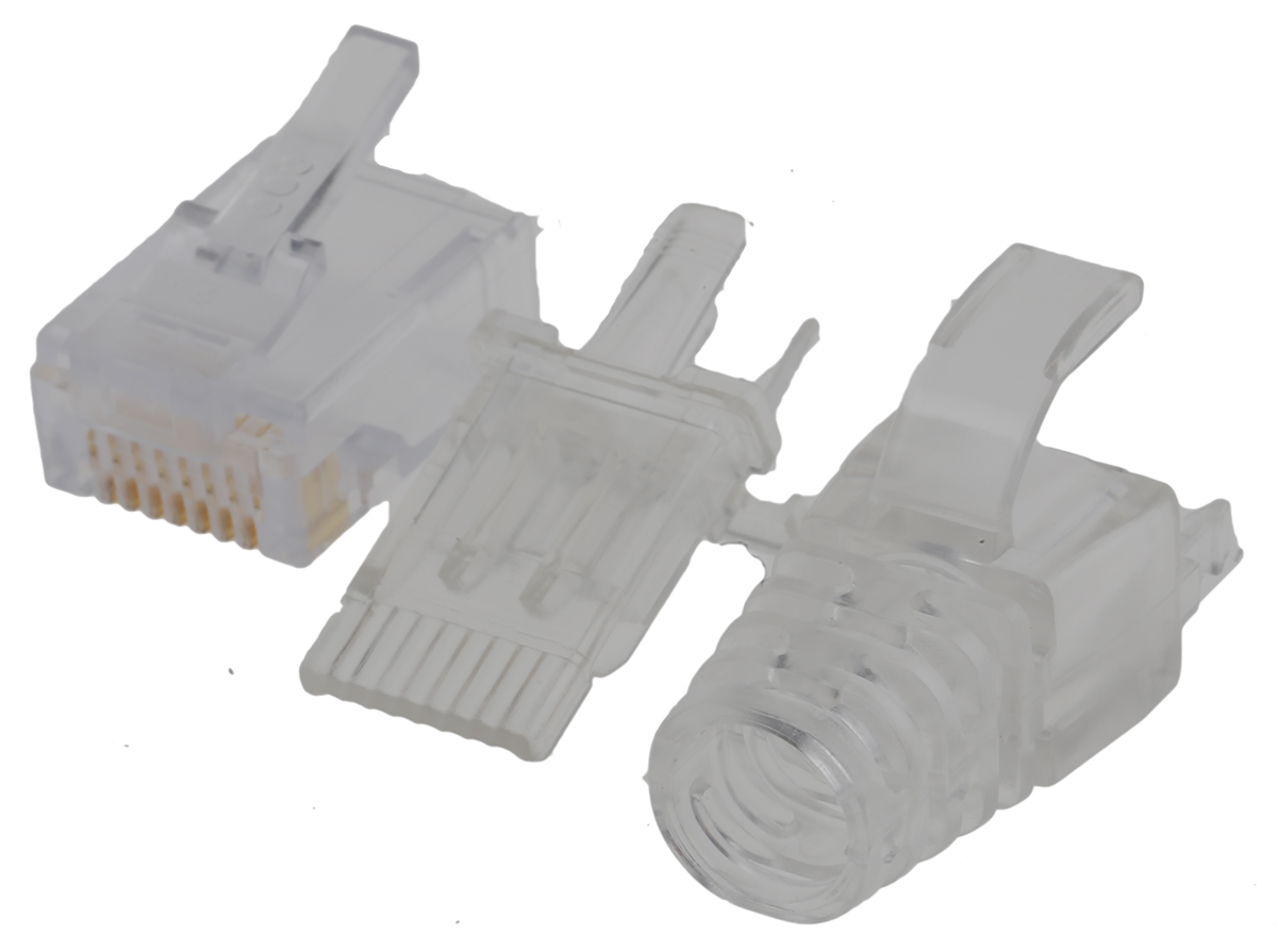 Bel-Stewart SS-39 Series Male RJ45 Connector, Cable Mount, Cat6 Straight 1 Port