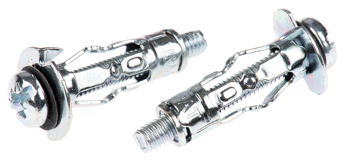 RawlPlug Steel Expanding Bolt Cavity Fixing, 8mm fixing hole diameter