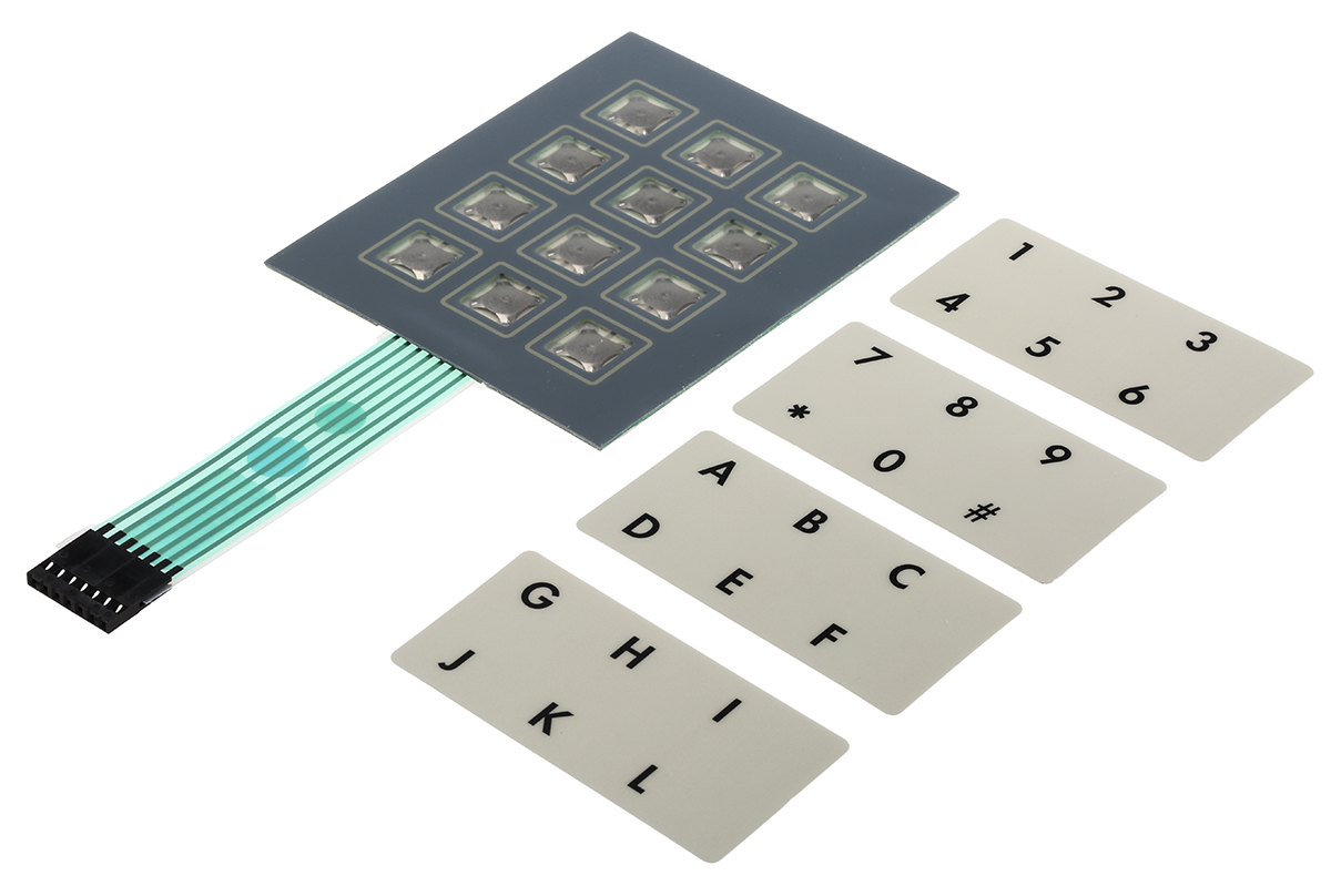 APEM IP65 12 Key Keypad