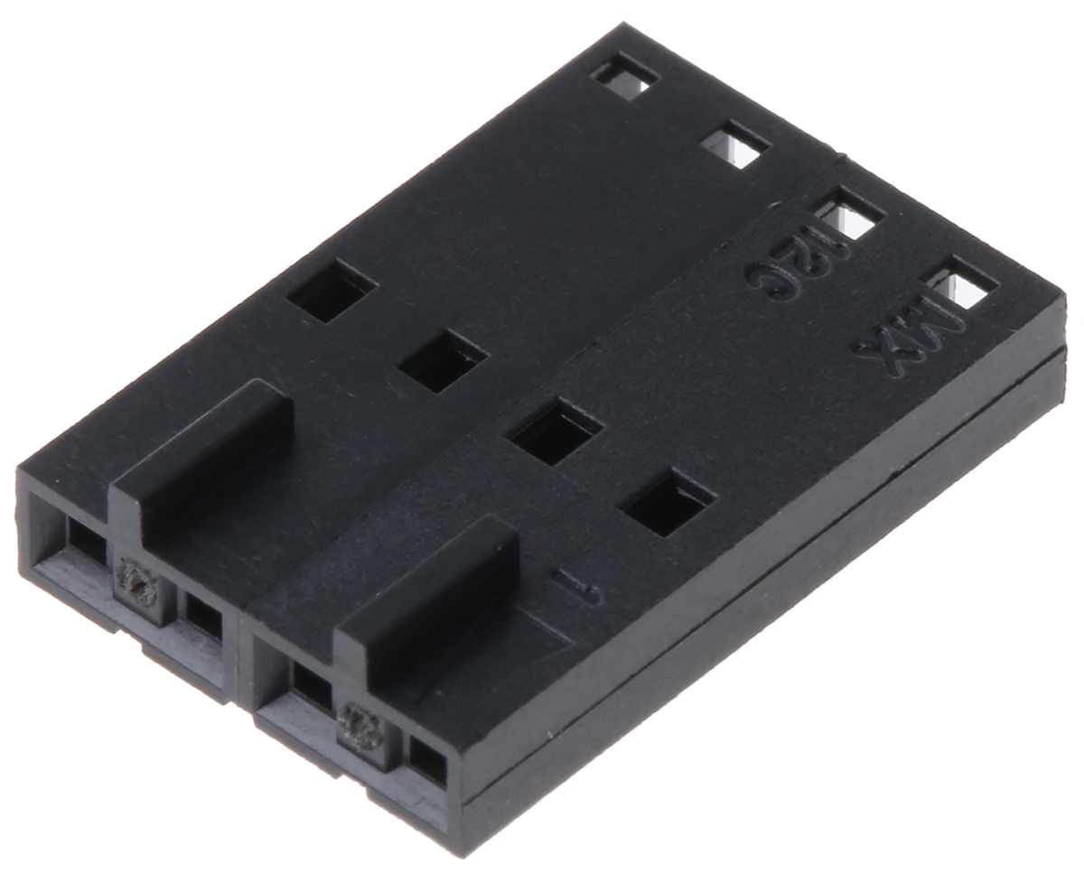 Molex, SL Female Connector Housing, 2.54mm Pitch, 4 Way, 1 Row