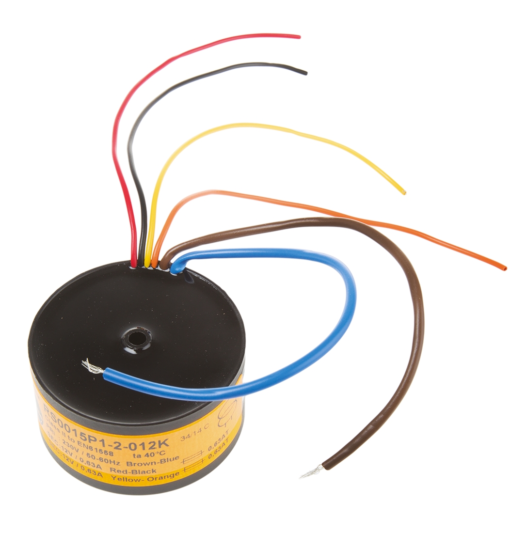 Nuvotem Talema 230V ac, 2 x 12V ac Toroidal Transformer, 15VA 2 Output