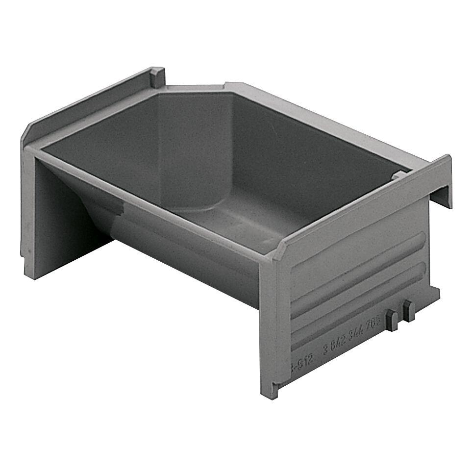 Bosch Rexroth Plastic Storage Bin, 86mm x 123mm x 50mm, Black