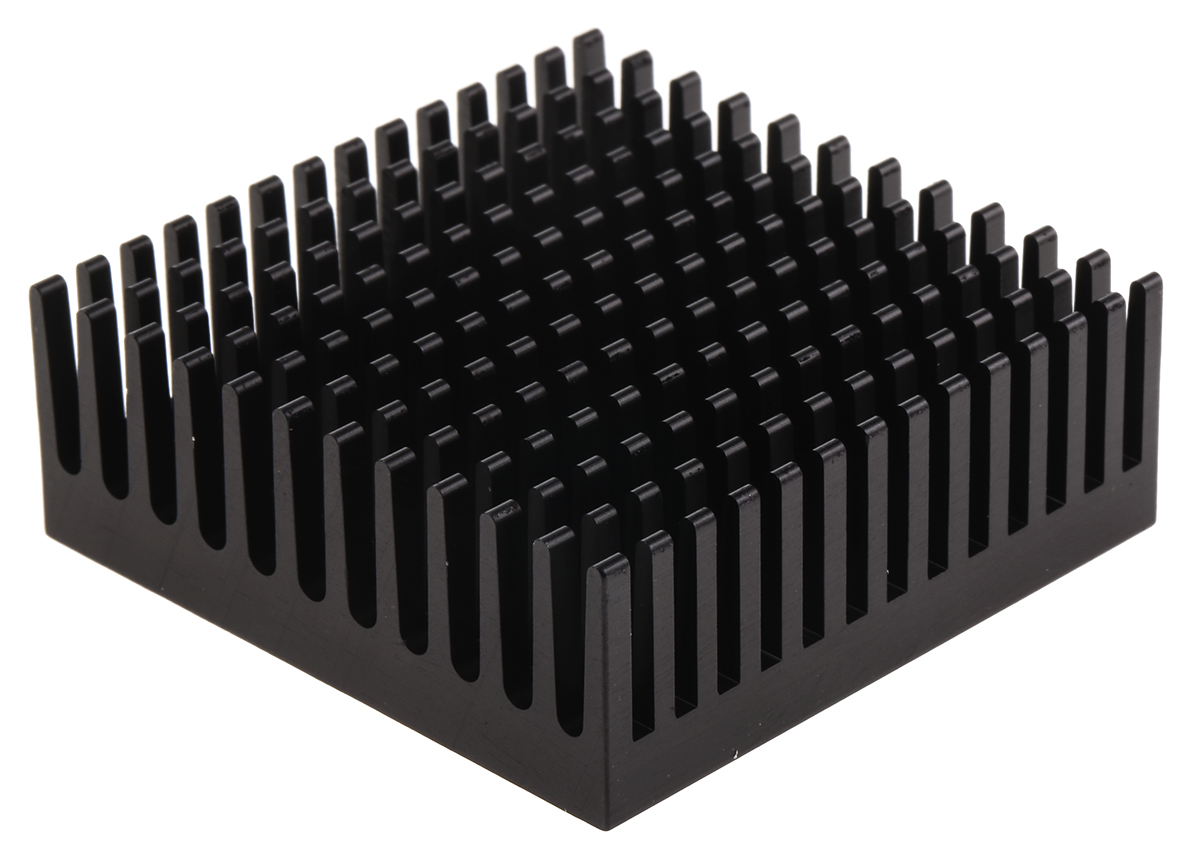 AAVID THERMALLOY Heatsink, Universal Square Alu, 7.2K/W, 45.72 x 44.58 x 16.51mm, Clip