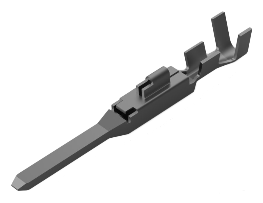 TE Connectivity AMP Universal Power Series Male Crimp Terminal, 26AWG Min, 22AWG Max