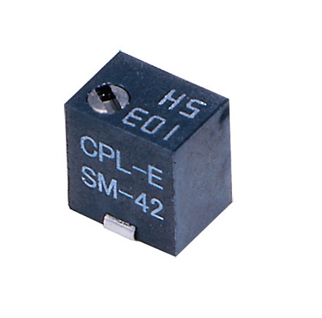 SMD Trimmer Potentiometer 0.25W Top Adjust Nidec Components