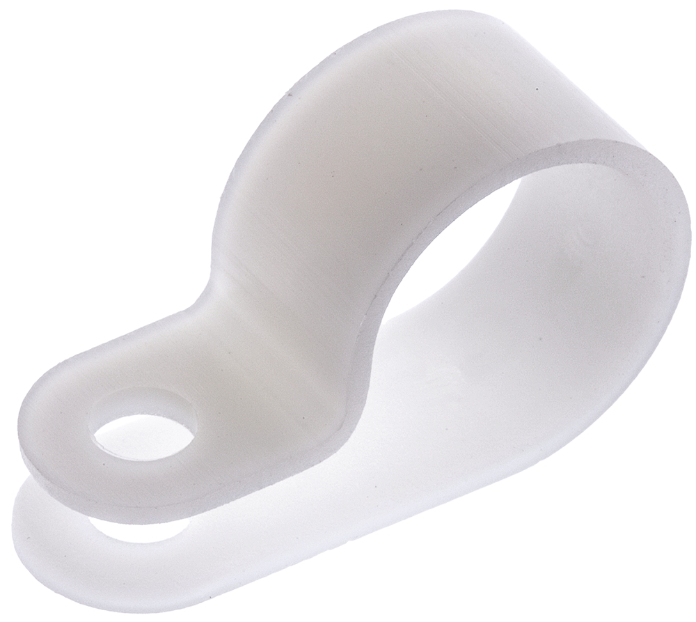 HellermannTyton 14mm Natural, Polyamide P Clip