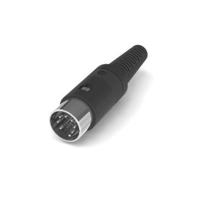 RS PRO 7 Pole 13.5 mm Din, DIN 45326, 1A, 100V ac IP40, Bayonet, Male, Cable Mount