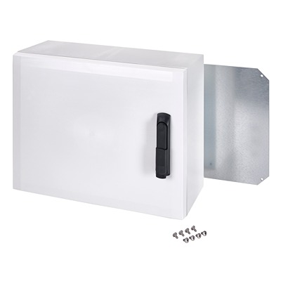 Fibox ARCA Series Light Grey Polycarbonate General Purpose Enclosure, IP66, IK10, Grey Lid, 700 x 500 x 300mm