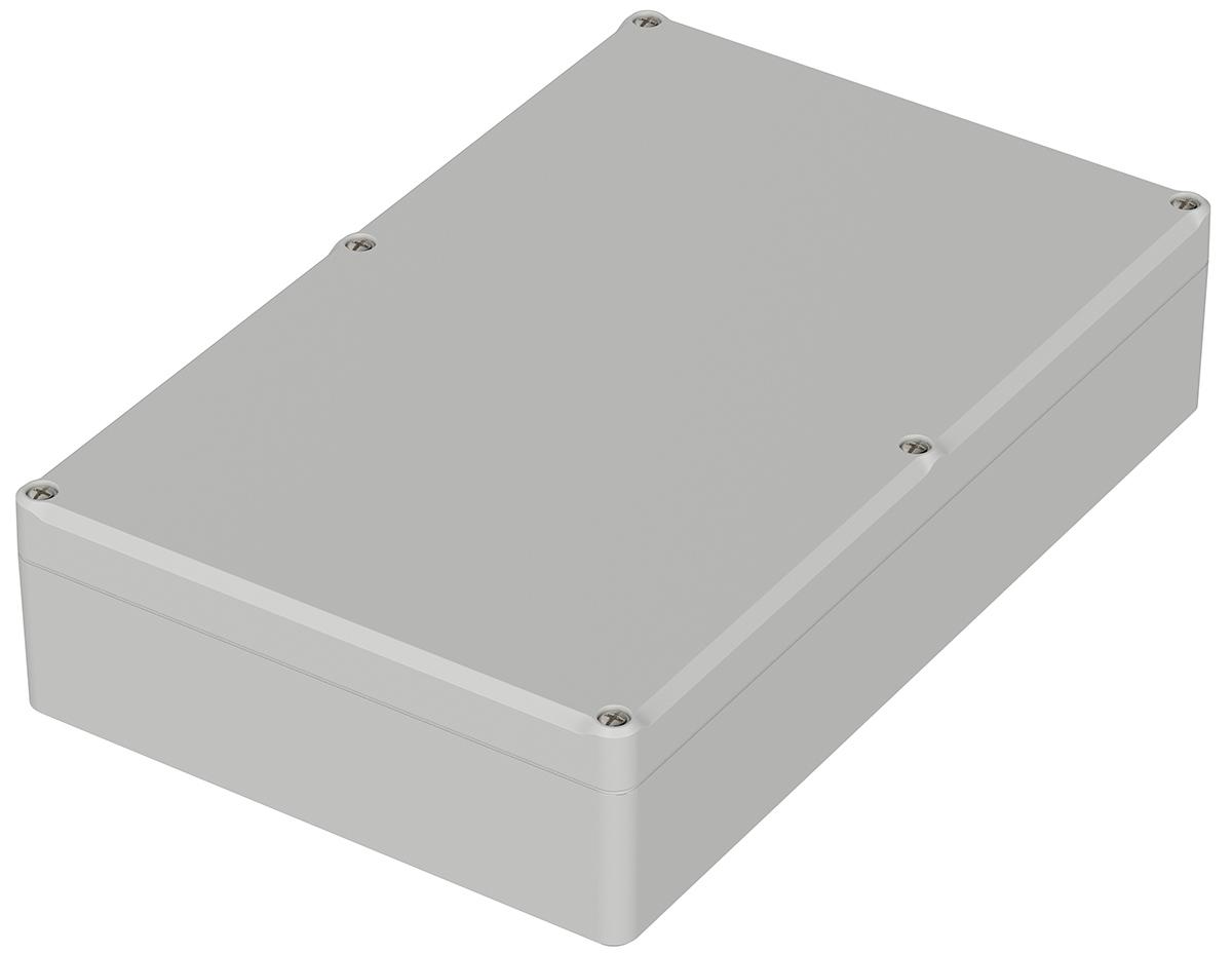Bopla Euromas II Series Light Grey ABS Enclosure, IP65, Light Grey Lid, 250 x 160 x 57mm