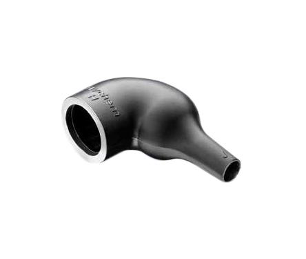 TE Connectivity Right Angle Black, Elastomer, 11mm
