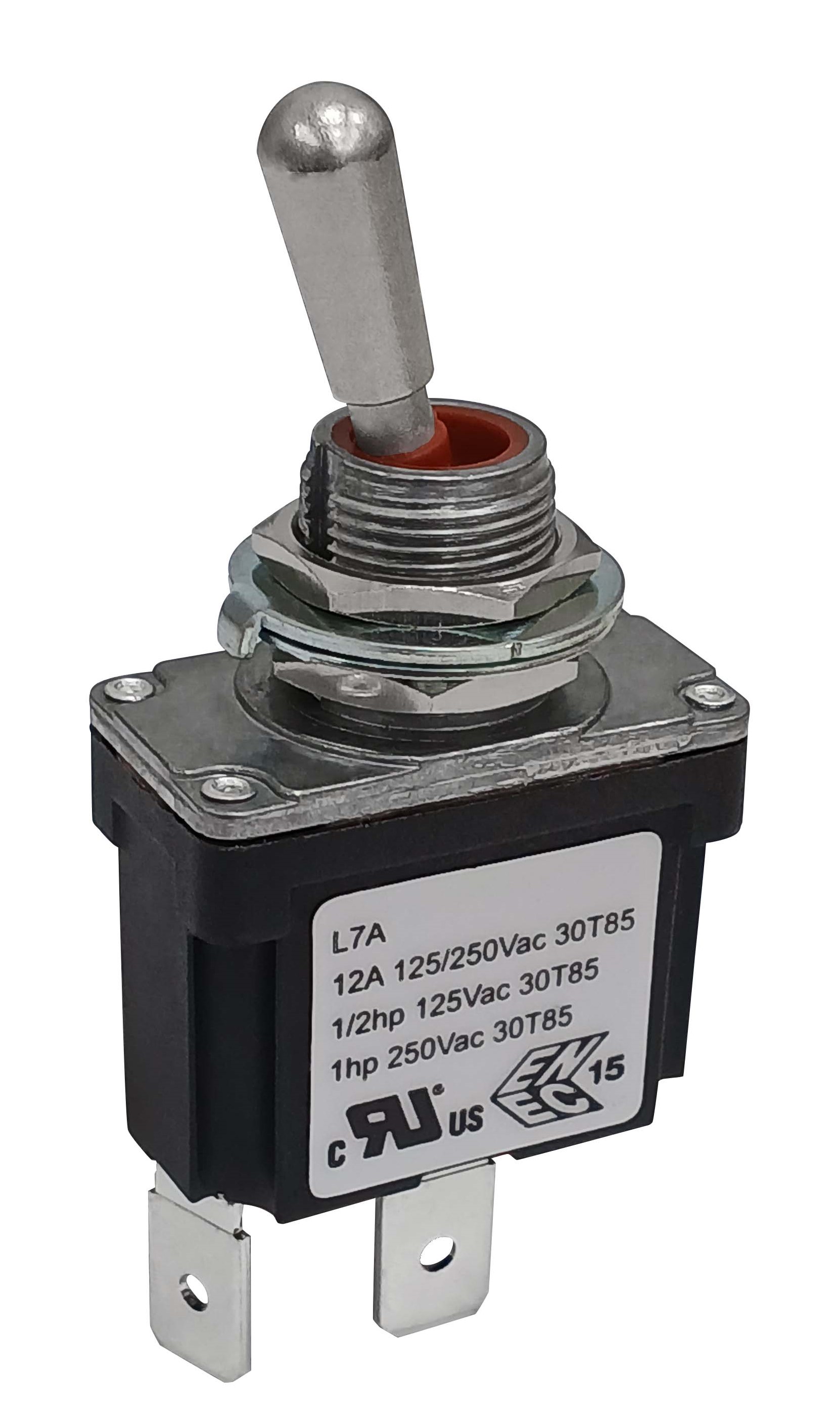 RS PRO Toggle Switch, Panel Mount, On-None-Off, SPST, Quick Connect Terminal, 125, 250V ac