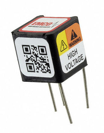 XP Power Q DC-DC Converter, -3kV dc/ 167μA Output, 0 → 5 V dc Input, 0.5W, Through Hole, +60°C Max Temp -25°C