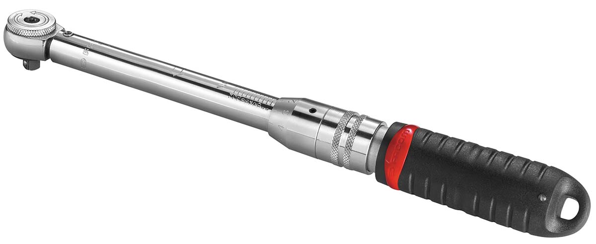 Facom Click Torque Wrench, 5 → 25Nm, 1/4 in Drive, Square Drive