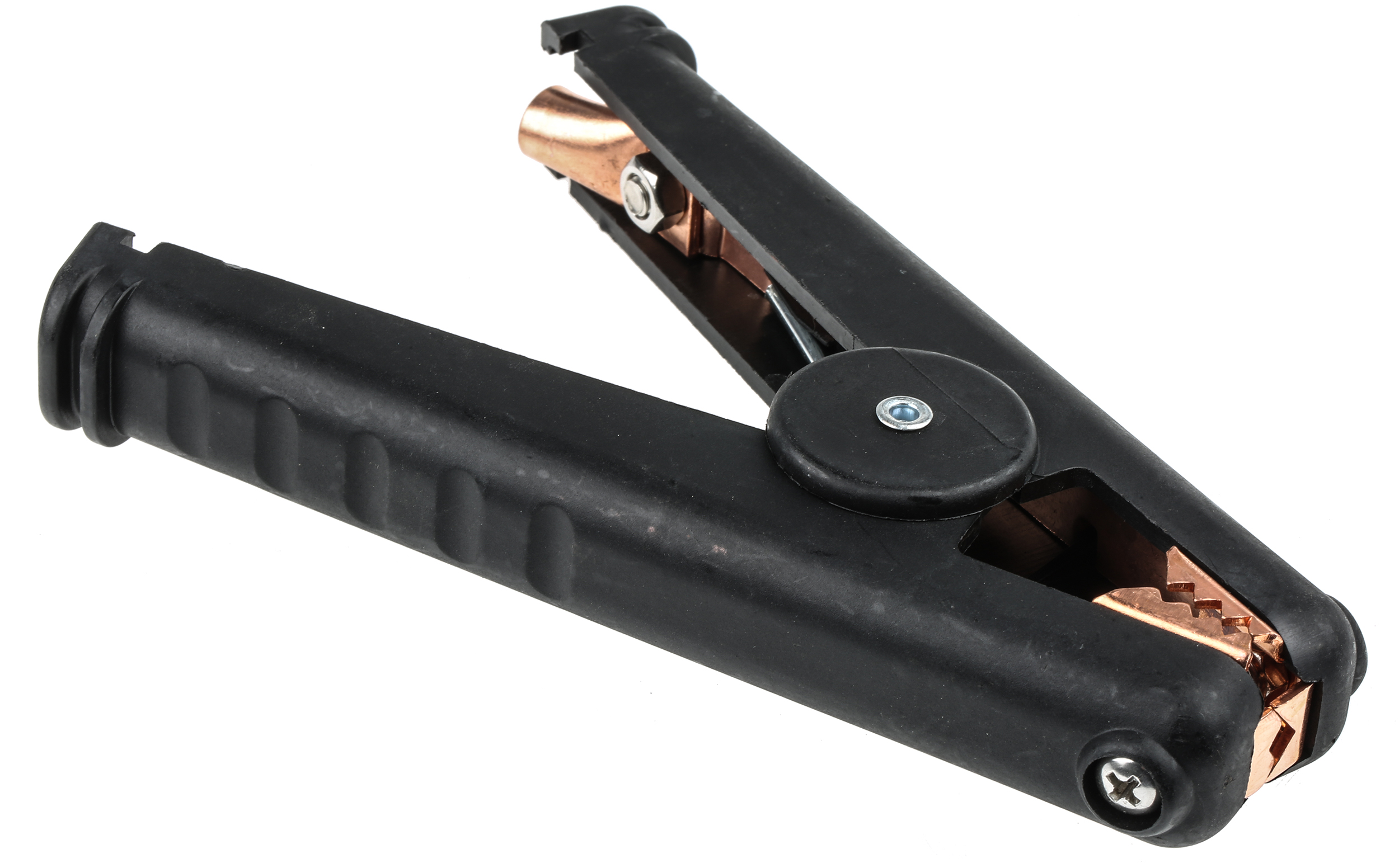 Mueller Electric Crocodile Clip, Copper Contact, 300A, Black