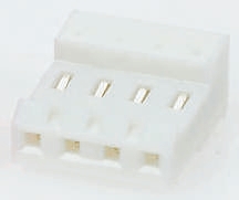 TE Connectivity MTA-156 Series 3.96mm Pitch Right Angle Cable Mount IDC Connector, Socket, 3 Way, 1 Row