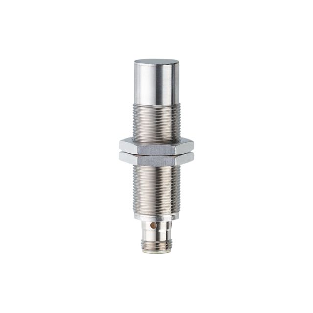 ifm electronic Inductive Threaded Barrel Proximity Sensor, M18, 12 mm Detection, PNP NO, 10 → 30 V dc