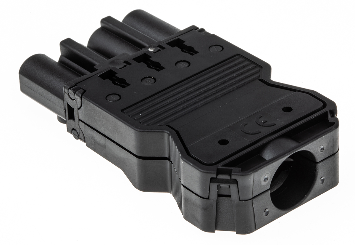 Wieland GST18i4 Series Mini Connector, 4-Pole, Male, Cable Mount, 20A, IP40