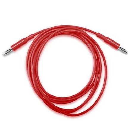 Mueller Electric Test Leads, 6.5A, Red, 84in Lead Length