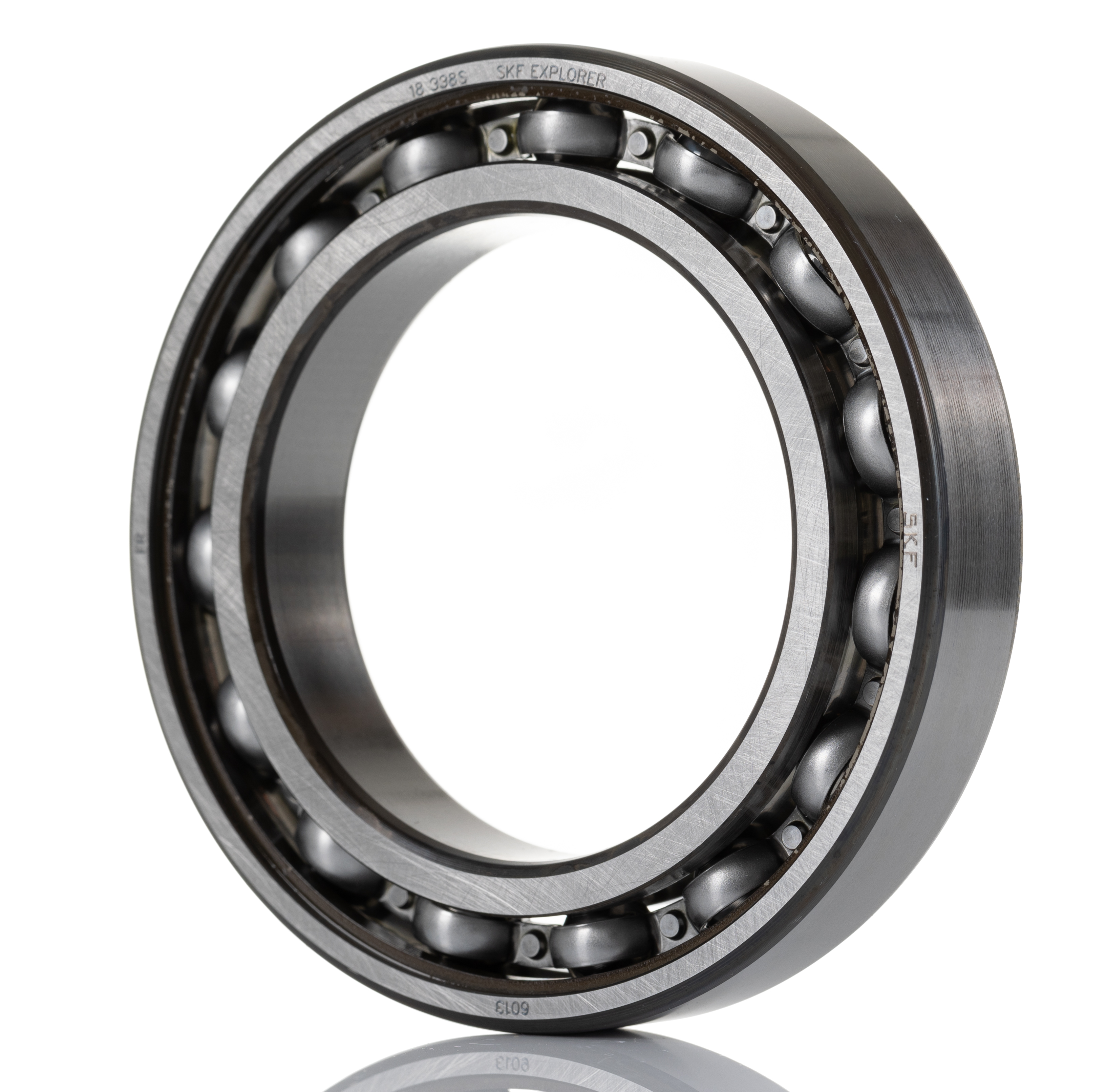 SKF 6013 1 Row Ball Bearing - 65 mm ID, 100 mm OD