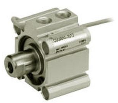 SMC Pneumatic Compact Cylinder - 40 mm Bore, 75 mm CDQ2 Series, Double Acting Acting