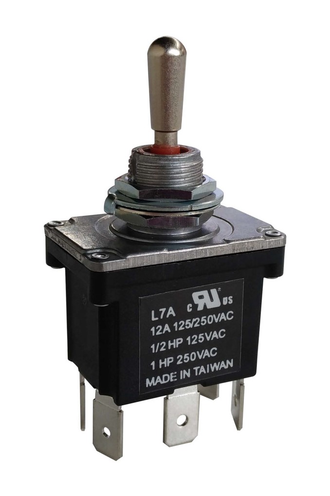 RS PRO Toggle Switch, PCB Mount, On-Off-On, DPDT, Solder Terminal