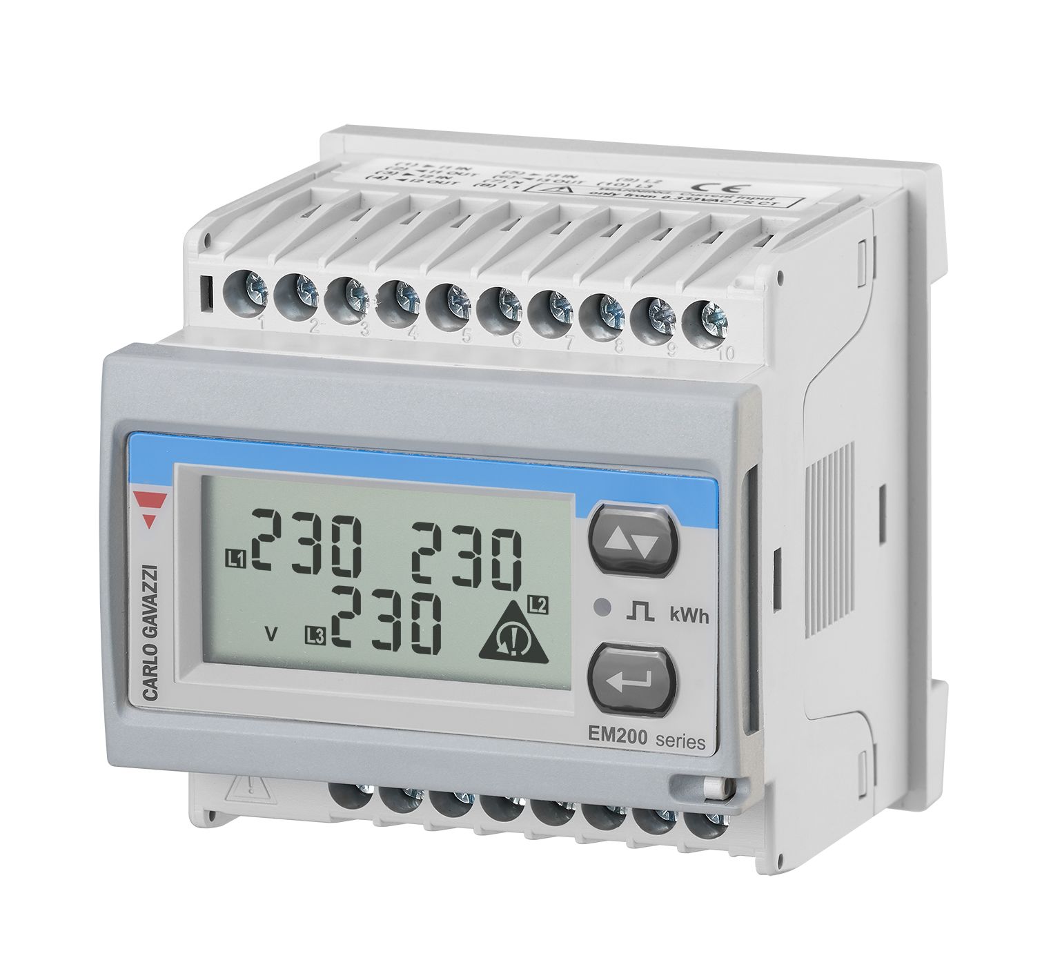 Carlo Gavazzi 3 Phase LCD Energy Meter
