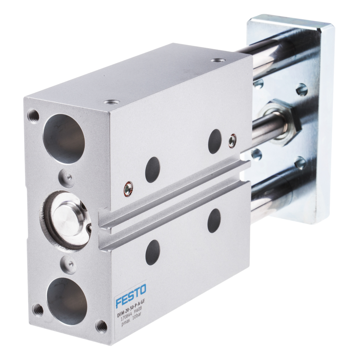 Festo Pneumatic Guided Cylinder - 170844, 20mm Bore, 50mm Stroke, DFM Series, Double Acting