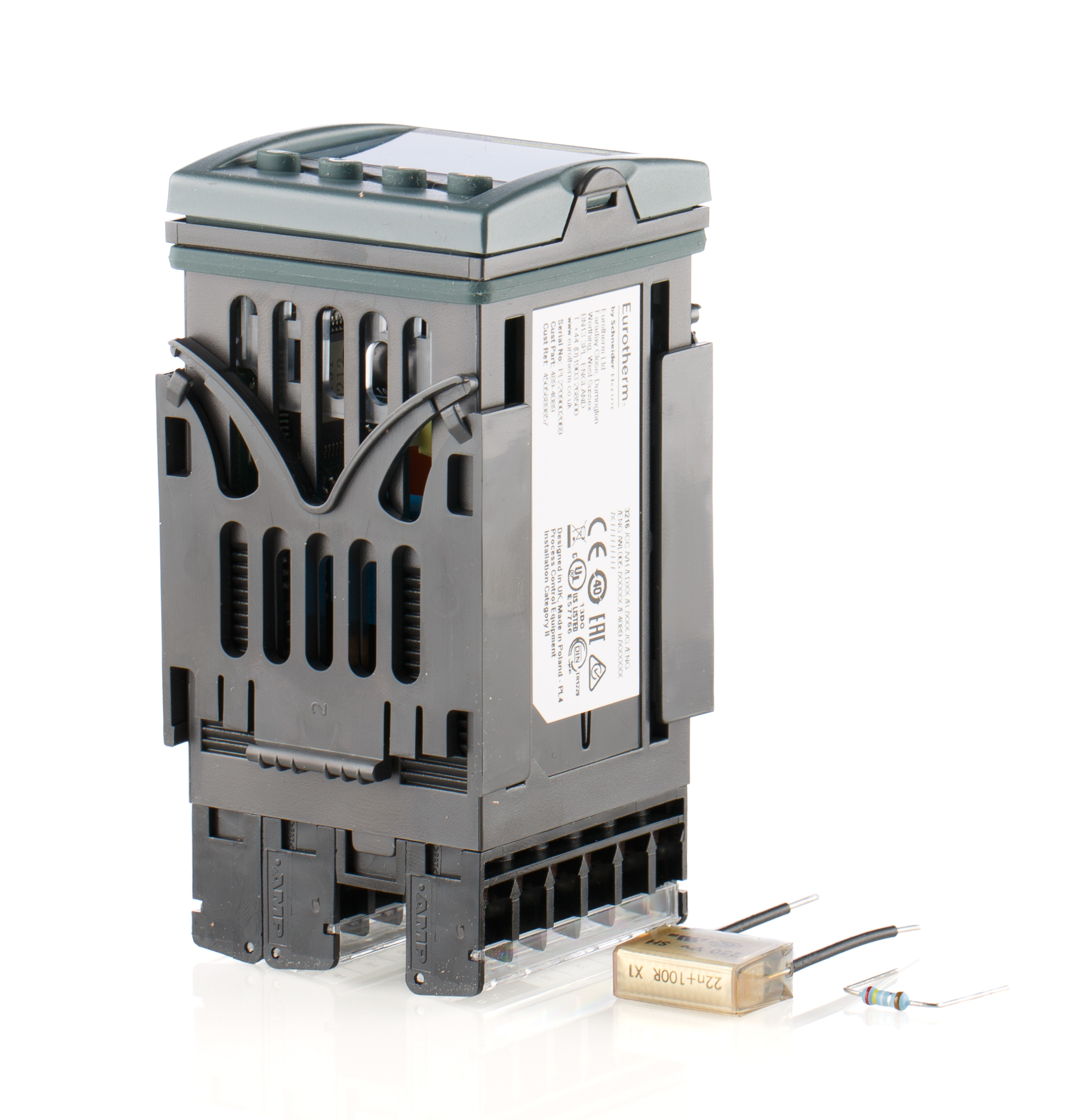 Eurotherm 3216 PID Temperature Controller, 48 x 48 (1/16 DIN)mm, 3 Output Analogue, Changeover Relay, Logic, Relay, 85