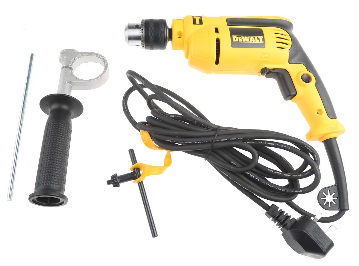 DeWALT Keyed 240V Corded Hammer Drill, Type G - British 3-Pin