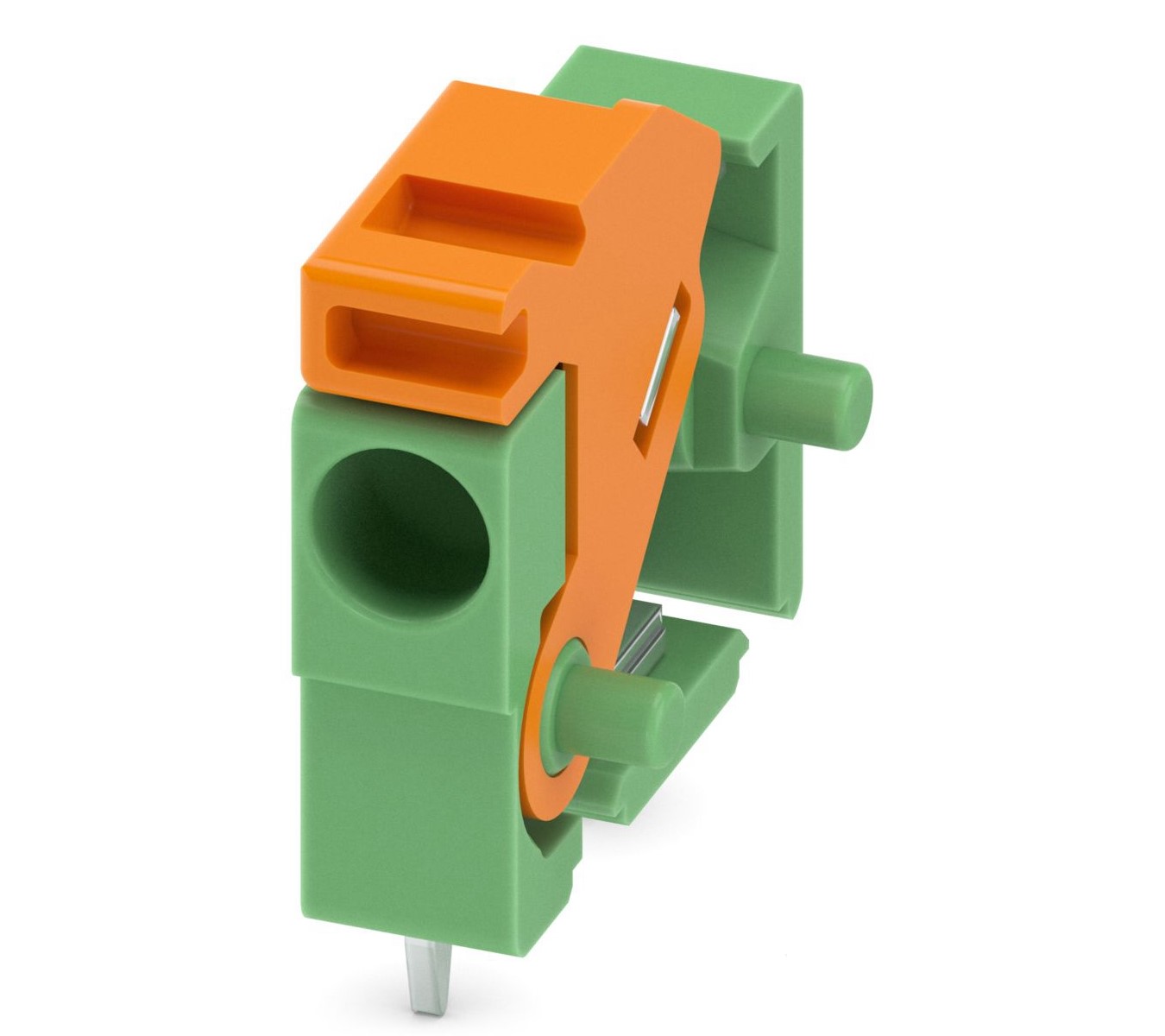 Phoenix Contact FFKDS/H-3.81 Series PCB Terminal Block, 1-Contact, 3.81mm Pitch, Through Hole Mount, 1-Row, Screw