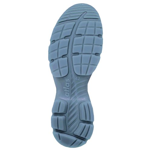 Atlas Safety Shoes FLASH 3300 Unisex Grey Aluminium Toe Capped Safety Shoes, UK 9, EU 42