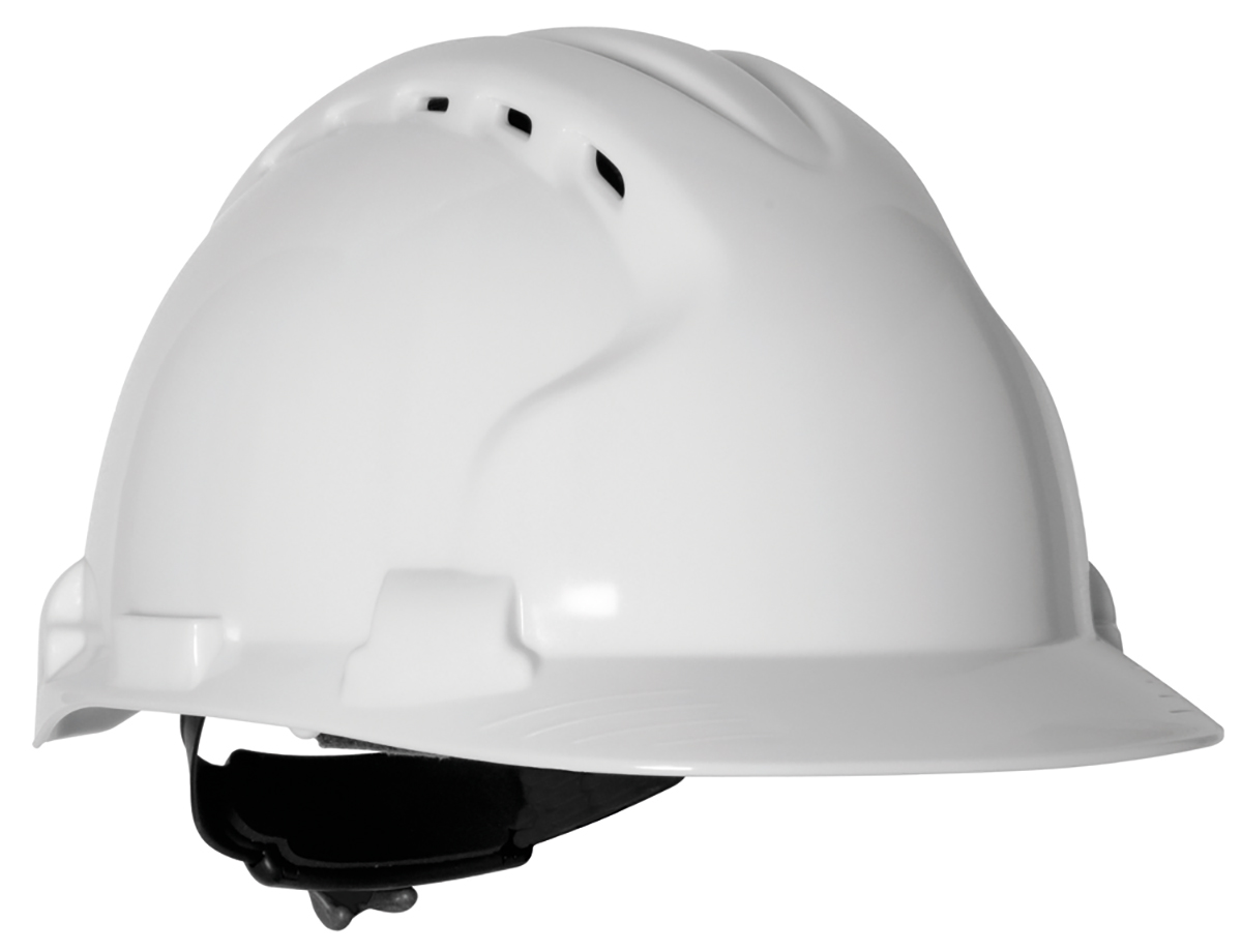 JSP EVO8 White Safety Helmet, AdjustableVentilated