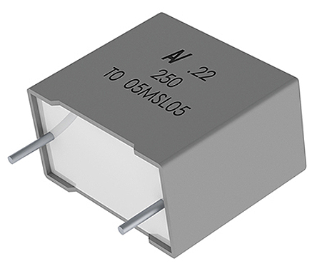 KEMET R60 Polyester Film Capacitor, 40 V ac, 63 V dc, ±10%, 4.7μF