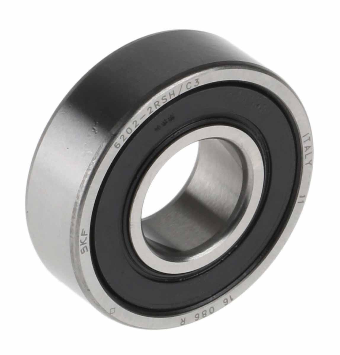 SKF 6202-2RSH/C3 1 Row Ball Bearing - 15 mm ID, 35 mm OD