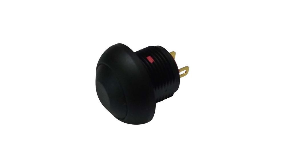 RND RND 210 Series Push Button Switch, (On)-Off, Panel Mount, 13.6mm Cutout, 1NO, 50V dc, IP67