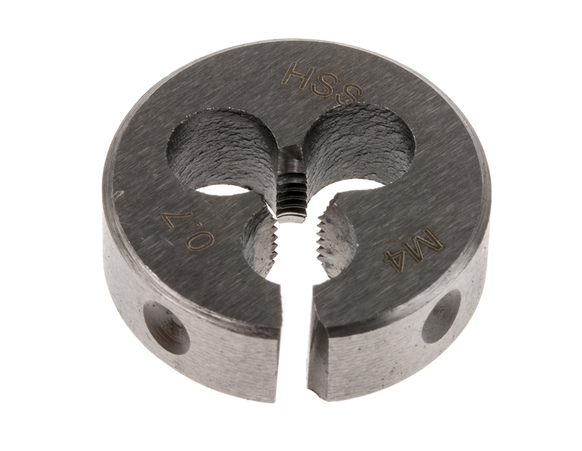 RS PRO Thread Die, M4 x 0.7mm Pitch, 13/16in od