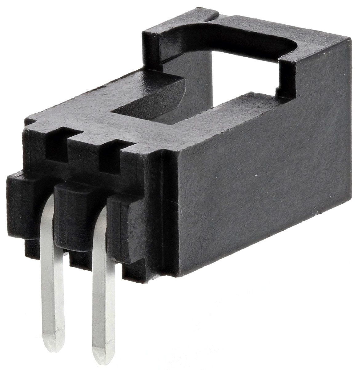 Molex SL Series Right Angle Through Hole PCB Header, 2 Contact(s), 2.54 mm Pitch, 1 Row, Shrouded