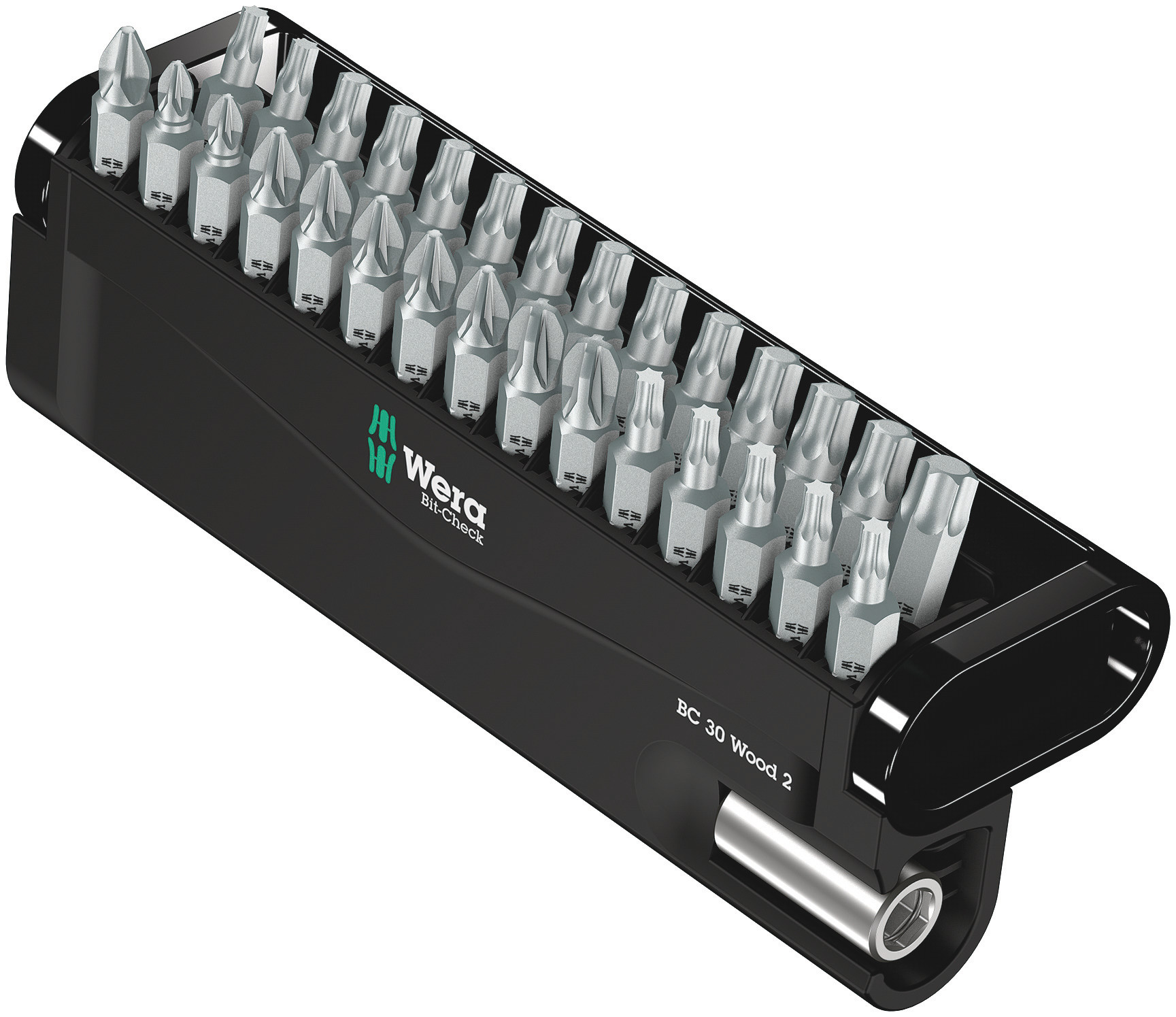 Wera Impact Bit Set 30 Pieces, Hexagon, Phillips, Pozidriv, Torx